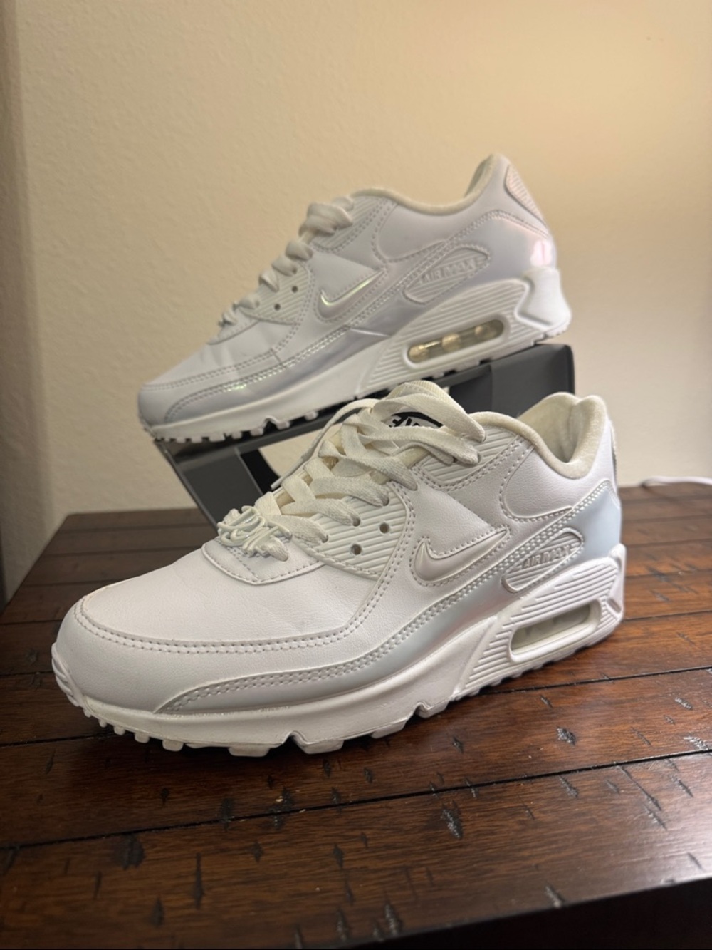 Nike White Women's Athletic Air Max Sneakers